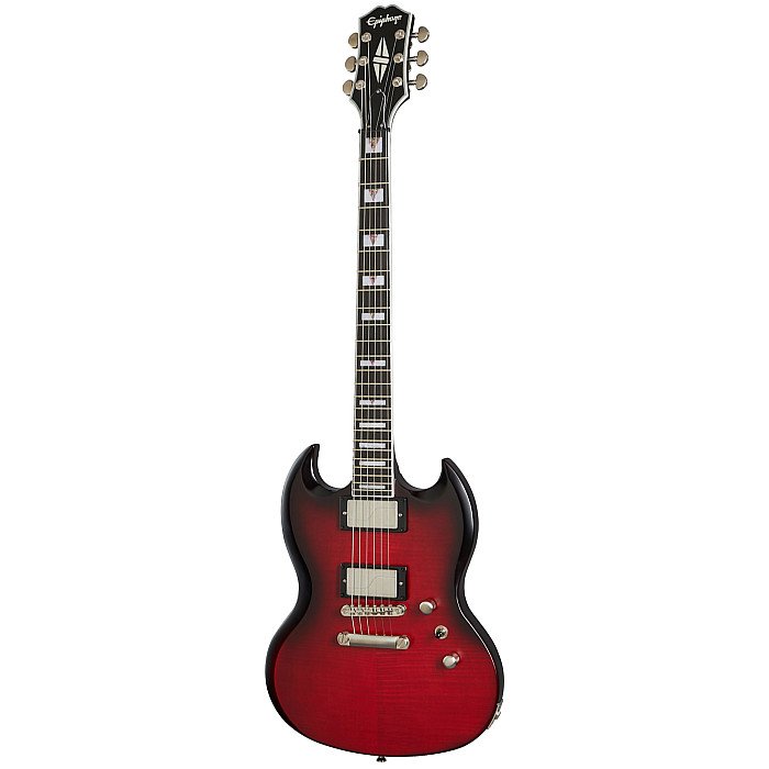 Jual Epiphone SG Prophecy Electric Guitar, Red Tiger Aged